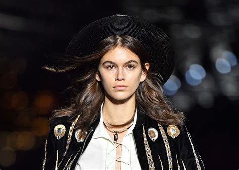 Kaia Gerber, 17, Named as YSL Beauté's New .